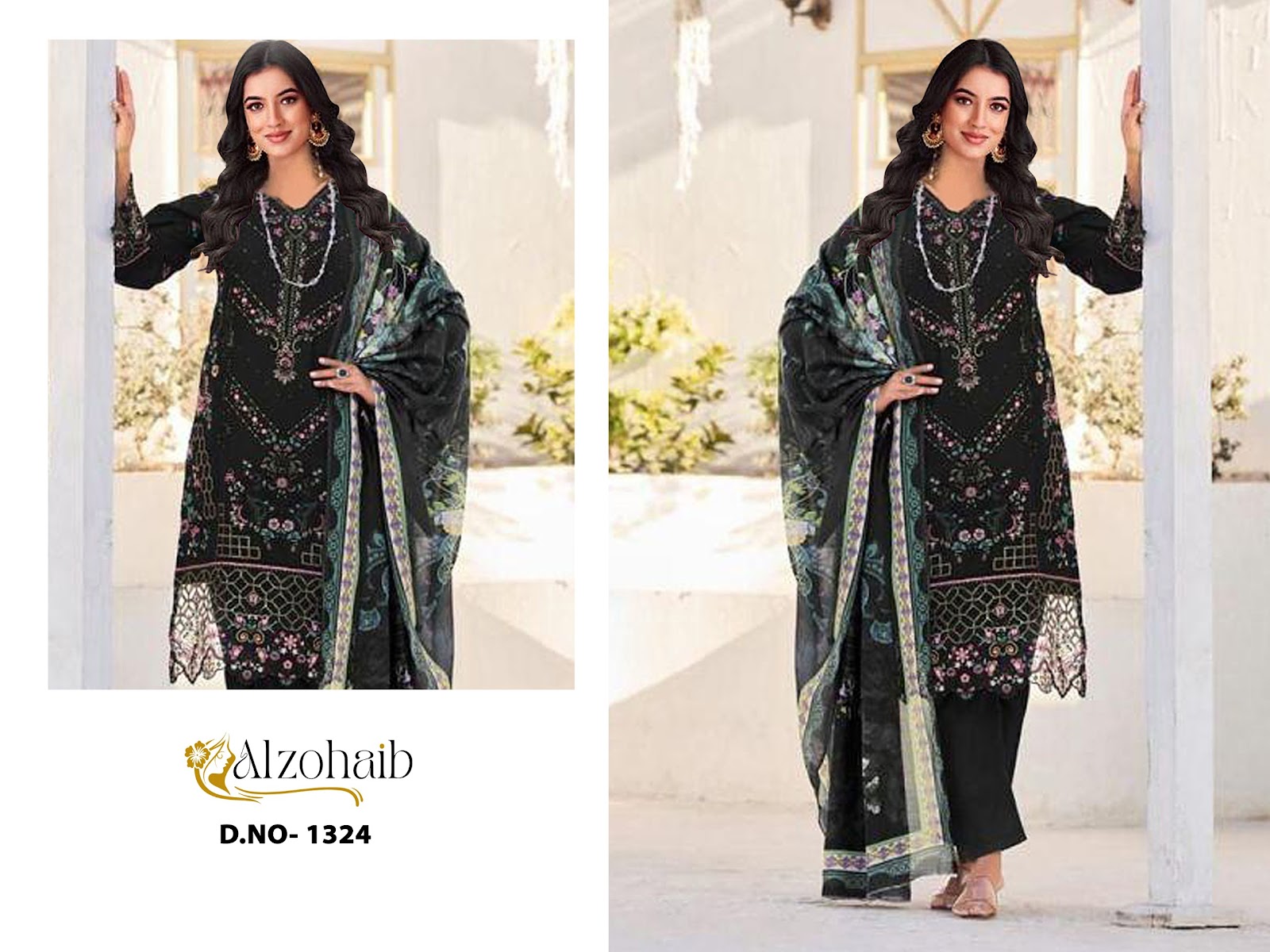 Yasmin Al Zohaib Cotton Karachi Salwar Suits Exporter India