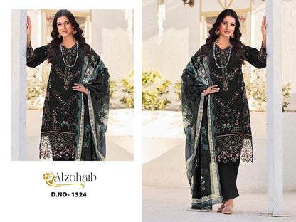 Yasmin Al Zohaib Cotton Karachi Salwar Suits Exporter India