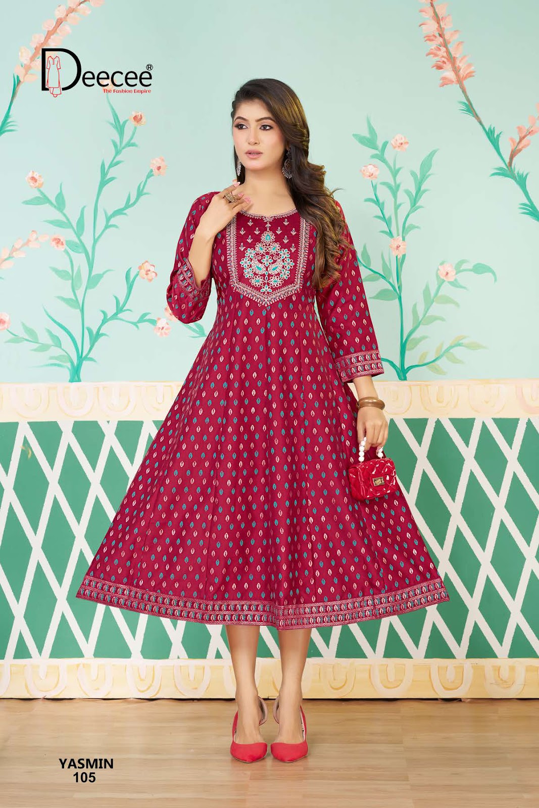 Yasmin Deecee Vatican Anarkali Kurtis Wholesaler Ahmedabad