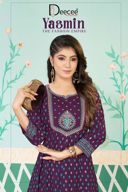 Yasmin Deecee Vatican Anarkali Kurtis Wholesaler Ahmedabad