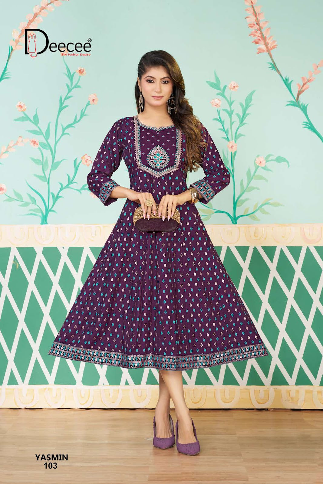 Yasmin Deecee Vatican Anarkali Kurtis Wholesaler Ahmedabad