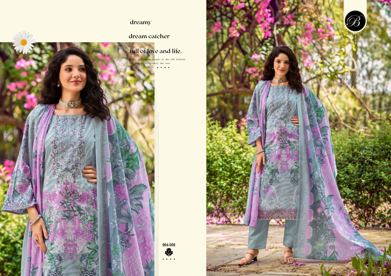 Yasmin Vol 3 Belliza Designer Studio Cotton Karachi Salwar Suits Supplier Ahmedabad