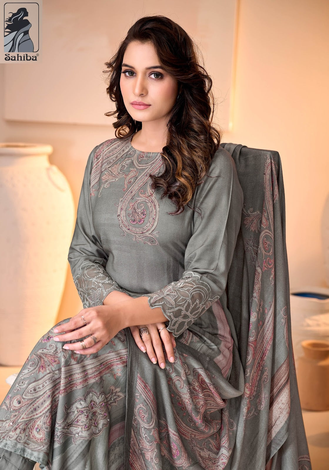 Yasna Sahiba Pashmina Suits Wholesale Price