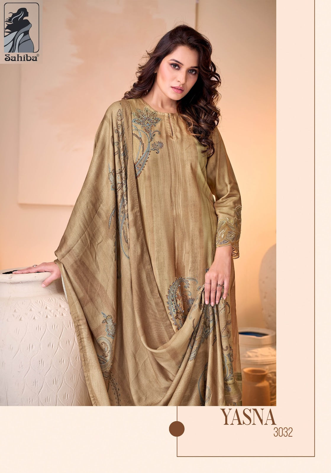 Yasna Sahiba Pashmina Suits Wholesale Price