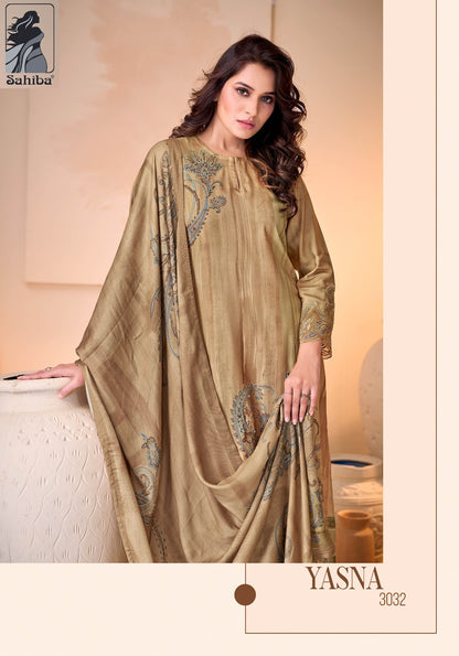 Yasna Sahiba Pashmina Suits Wholesale Price