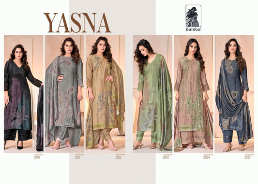 Yasna Sahiba Pashmina Suits Wholesale Price