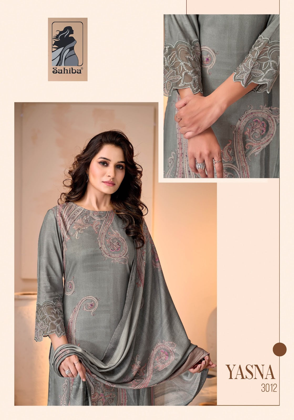 Yasna Sahiba Pashmina Suits Wholesale Price