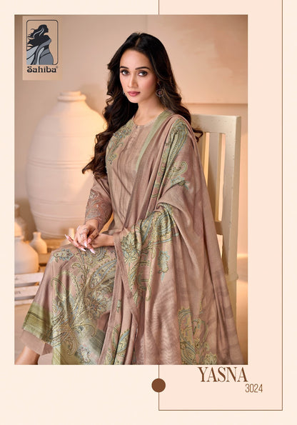 Yasna Sahiba Pashmina Suits Wholesale Price