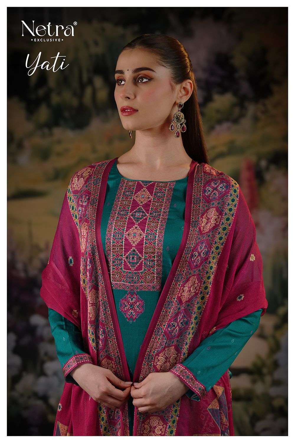 Yati Netra Premium Cotton Pant Style Suits Manufacturer Ahmedabad