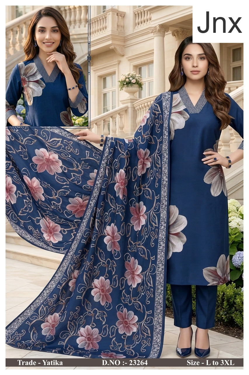 Yatika Jnx Readymade Pant Style Suits Exporter Ahmedabad