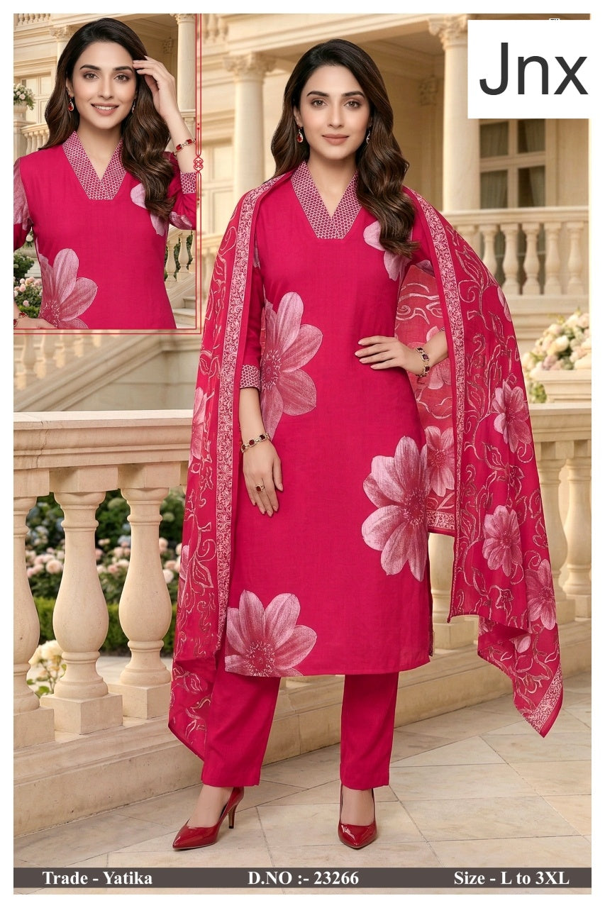 Yatika Jnx Readymade Pant Style Suits Exporter Ahmedabad