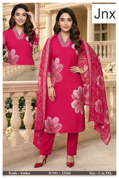 Yatika Jnx Readymade Pant Style Suits Exporter Ahmedabad