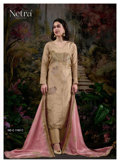 Yaxi Netra Bemberg Pant Style Suits Manufacturer