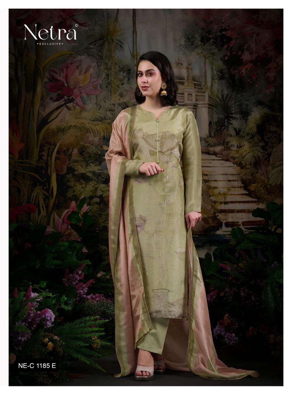 Yaxi Netra Bemberg Pant Style Suits Manufacturer