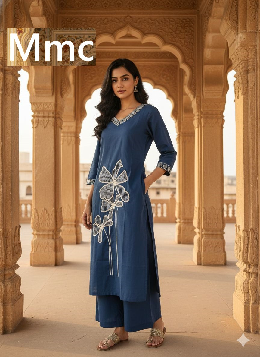 Yellow Flower Mmc Vatican Co Ord Set Wholesale Price