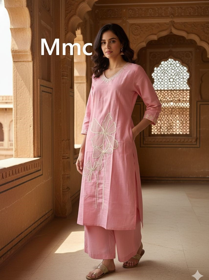 Yellow Flower Mmc Vatican Co Ord Set Wholesale Price