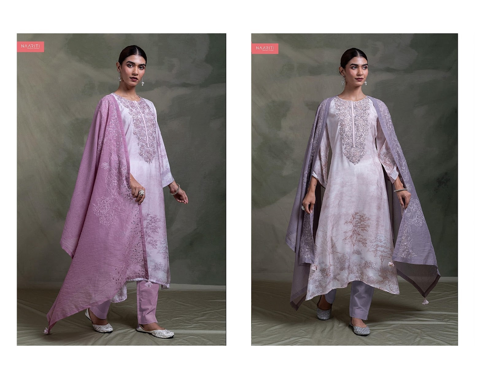 Yellziq Naariti Muslin Pant Style Suits Manufacturer