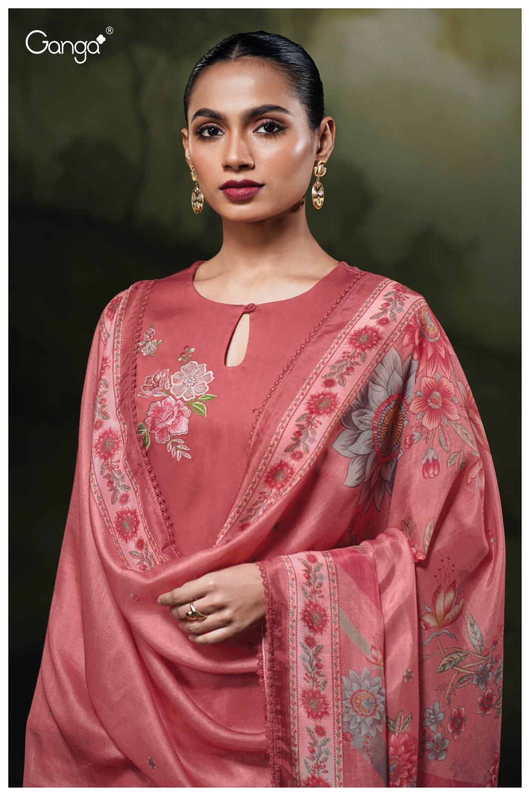 Yennoha 3811 Ganga Cotton Satin Plazzo Style Suits Wholesale Price