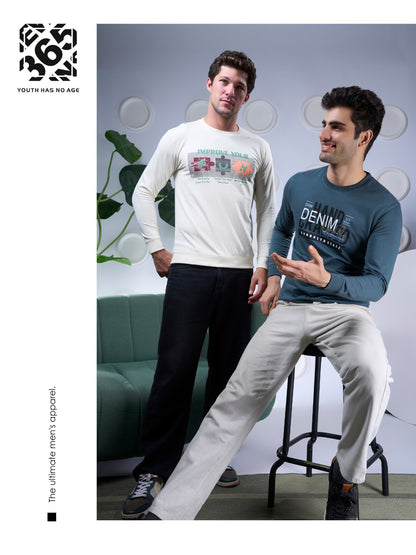 Yg-260 365 Label Looper Mens Tshirts Exporter India