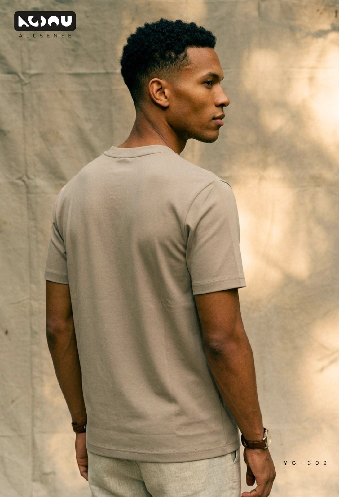Yg 302 Allsense Tencil Lycra Mens Tshirts Exporter India