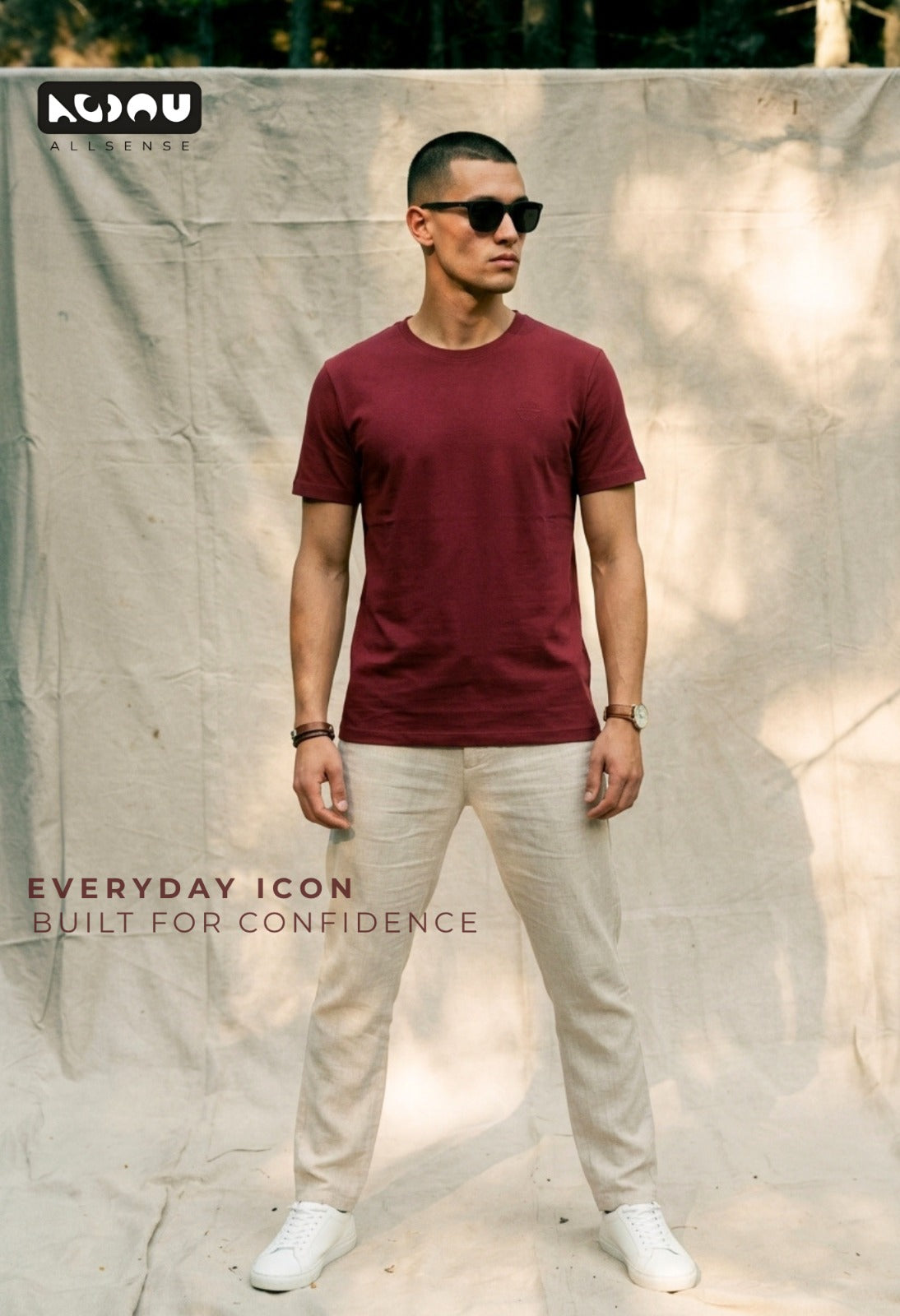 Yg 302 Allsense Tencil Lycra Mens Tshirts Exporter India