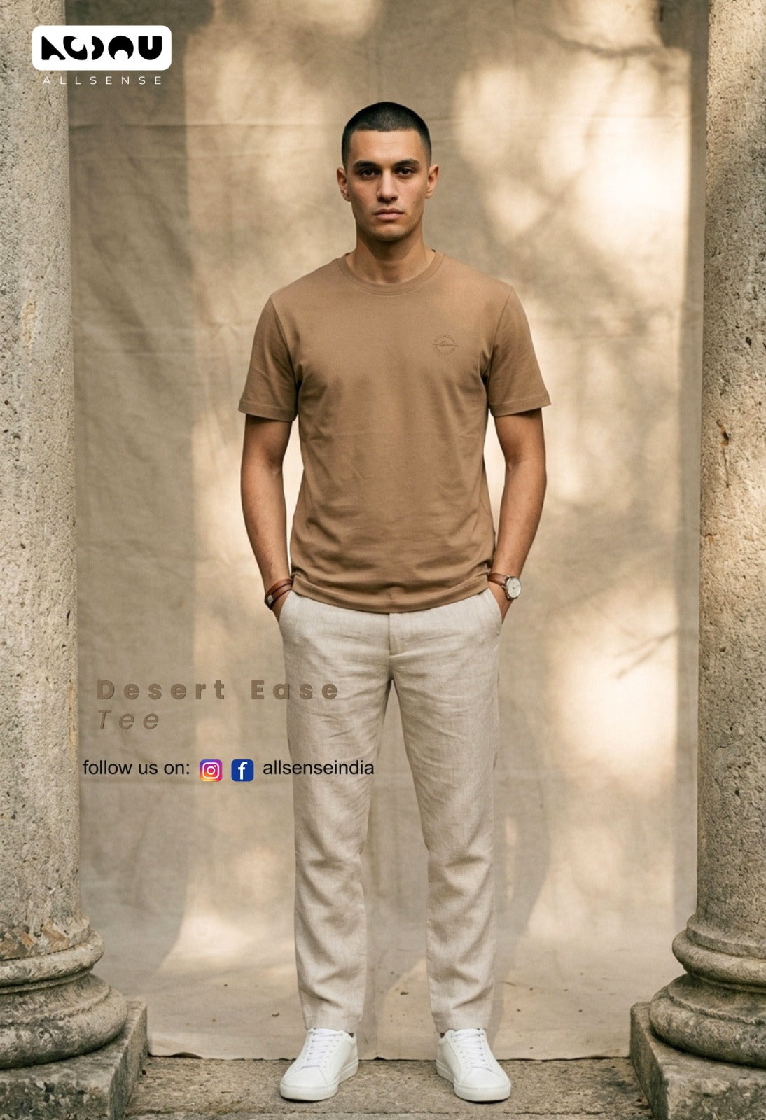 Yg 302 Allsense Tencil Lycra Mens Tshirts Exporter India