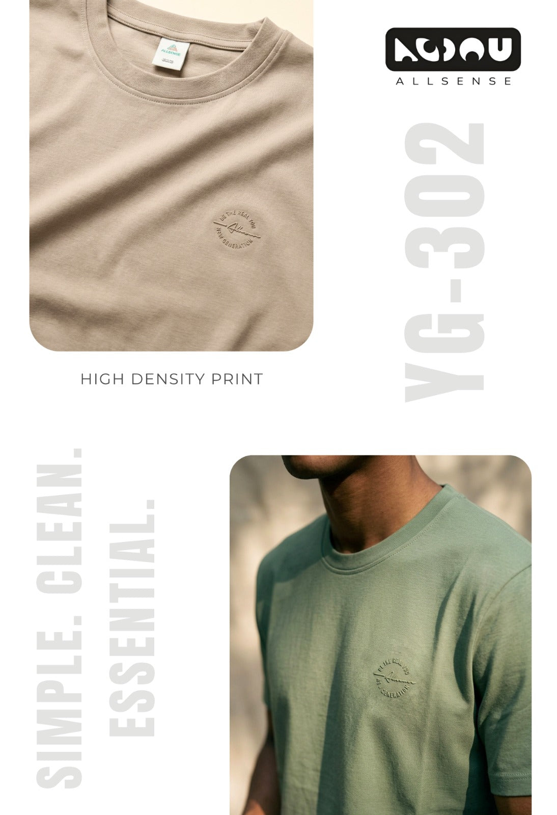 Yg 302 Allsense Tencil Lycra Mens Tshirts Exporter India