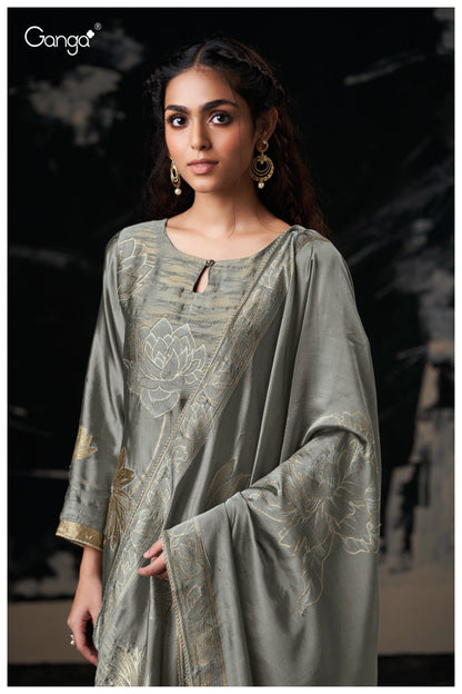 Yorie 4069 Ganga Premium Viscose Plazzo Style Suits Manufacturer Ahmedabad