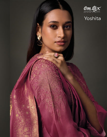 Yoshita Omtex Silk Plazzo Style Suits Exporter Gujarat