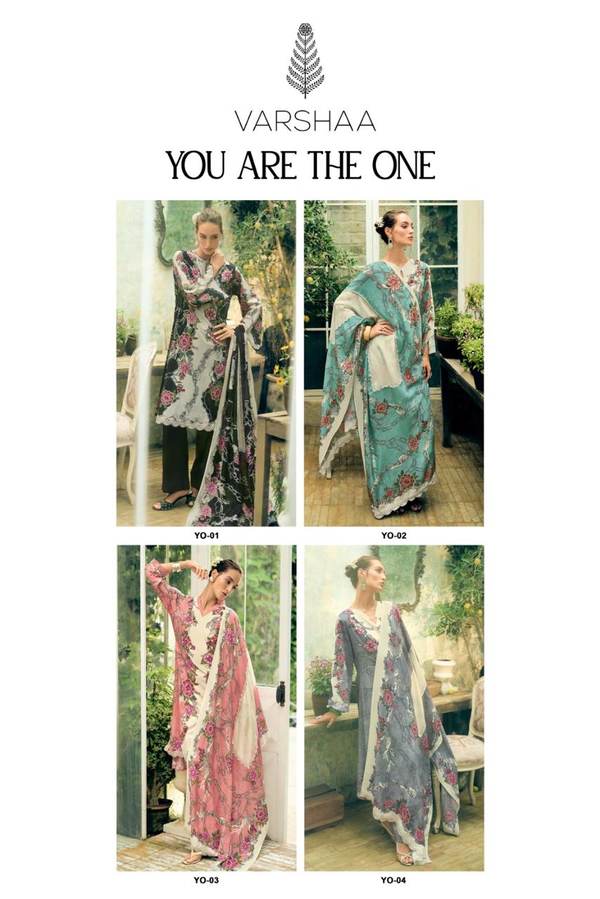 You Are The One Varshaa Swiss Pant Style Suits Wholesaler Ahmedabad
