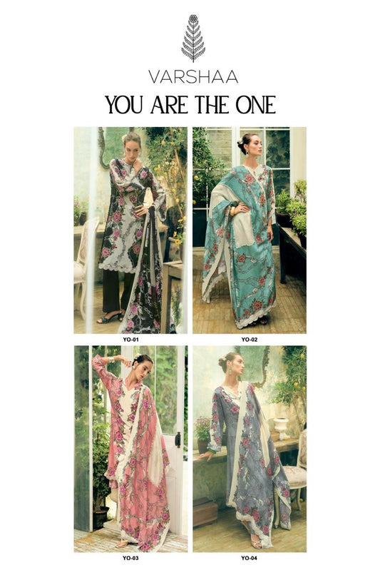 You Are The One Varshaa Swiss Pant Style Suits Wholesaler Ahmedabad