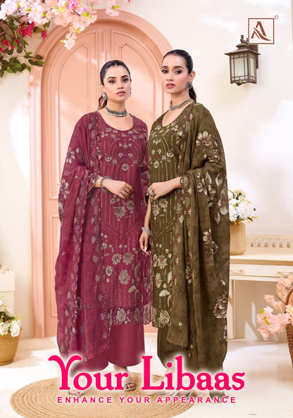 Your Libaas Alok Cambric Cotton Karachi Salwar Suits Exporter Gujarat