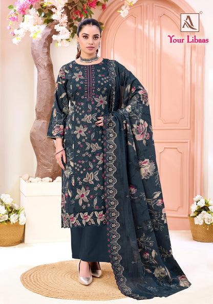 Your Libaas Alok Cambric Cotton Karachi Salwar Suits Exporter Gujarat