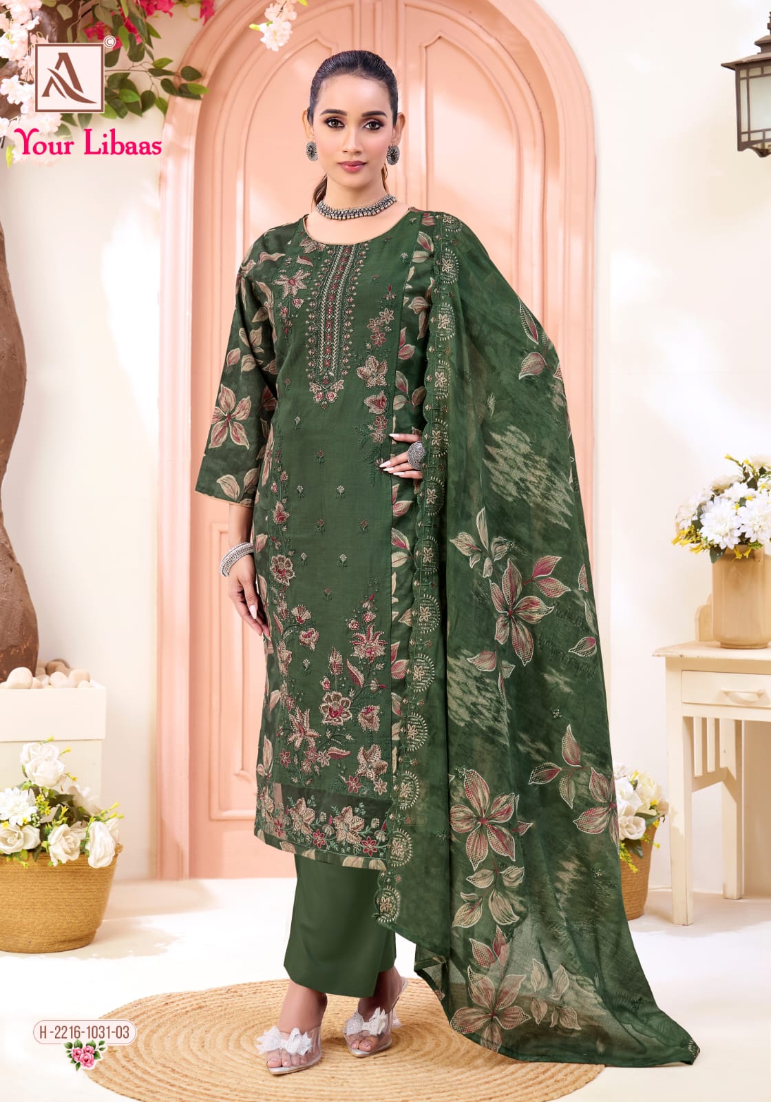 Your Libaas Alok Cambric Cotton Karachi Salwar Suits Exporter Gujarat