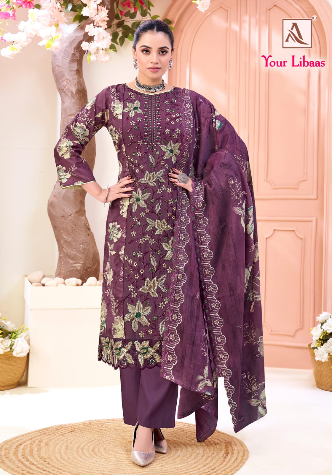 Your Libaas Alok Cambric Cotton Karachi Salwar Suits Exporter Gujarat