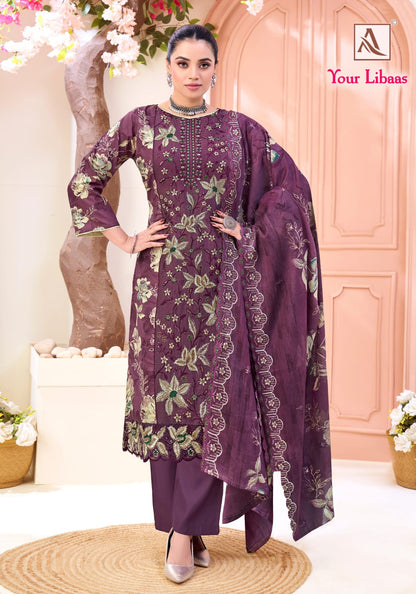 Your Libaas Alok Cambric Cotton Karachi Salwar Suits Exporter Gujarat