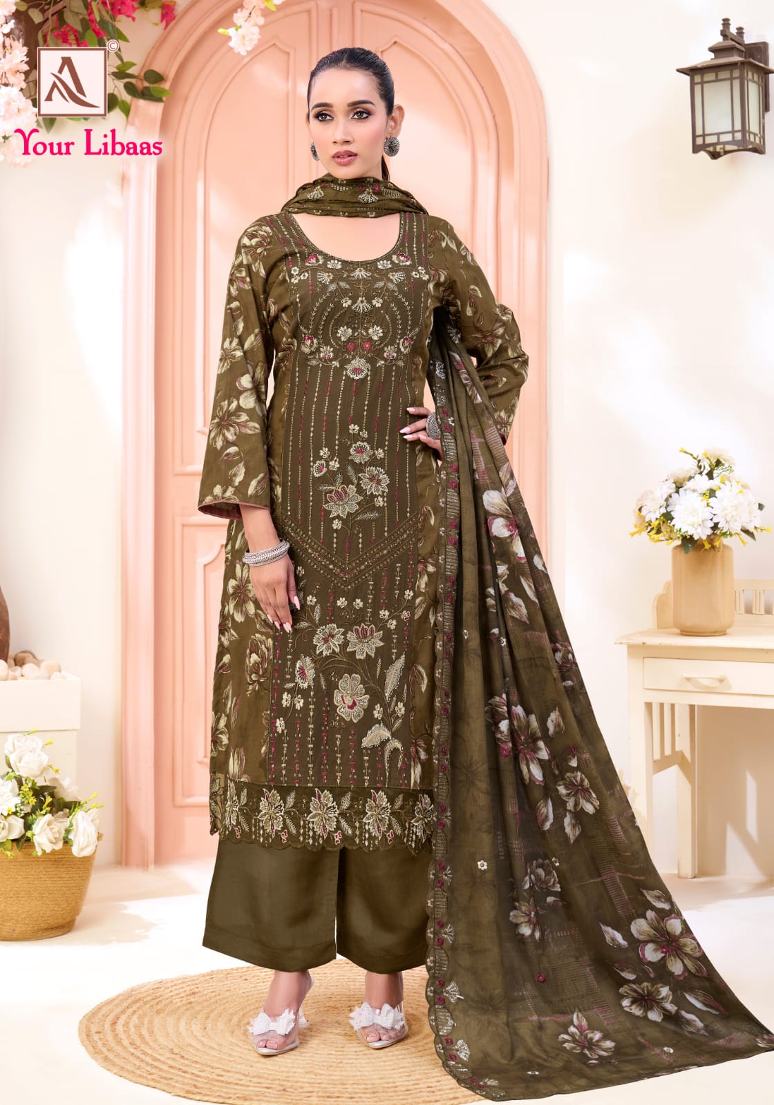 Your Libaas Alok Cambric Cotton Karachi Salwar Suits Exporter Gujarat
