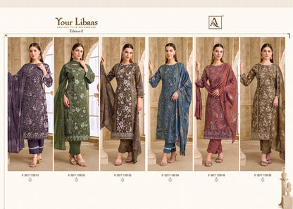 Your Libaas Edition 2 Alok Cambric Cotton Karachi Salwar Suits Supplier