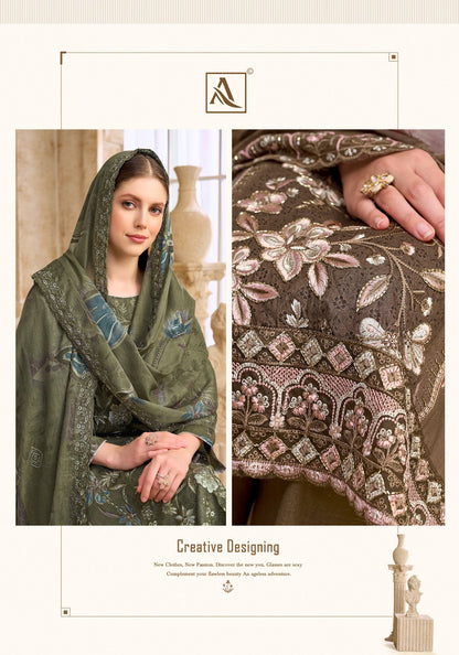 Your Libaas Edition 2 Alok Cambric Cotton Karachi Salwar Suits Supplier