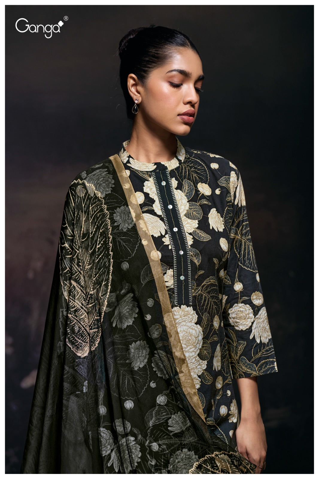 Yugriti 3686 Ganga Premium Cotton Pant Style Suits Manufacturer Ahmedabad