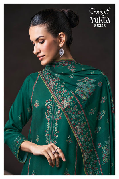 Hazel Sanna Fashion Viscose Pashmina Suits Wholesale Rate