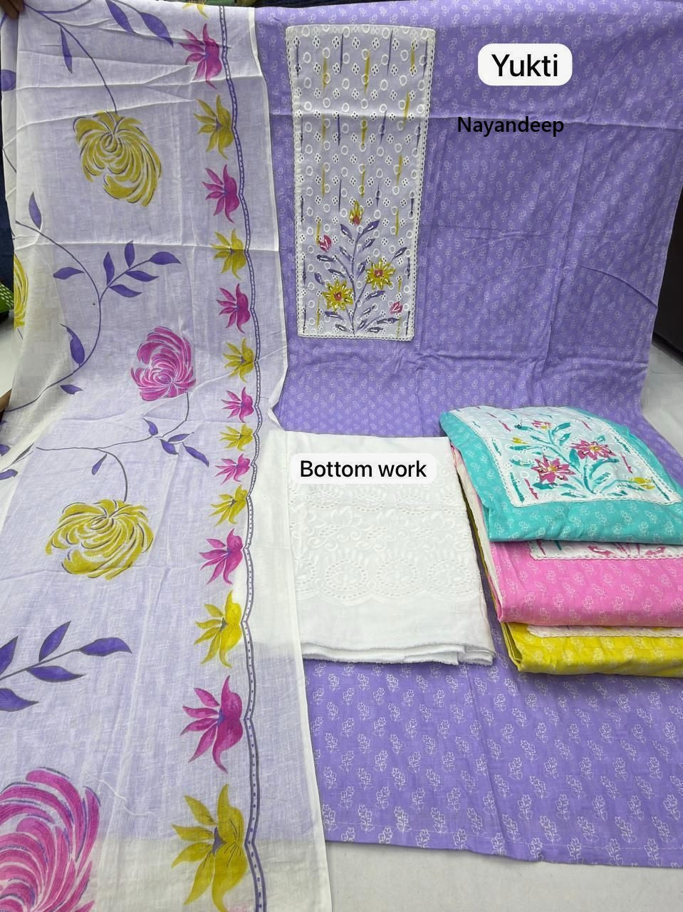 Yukti Sapna Nayandeep Cotton Dress Material Wholesaler