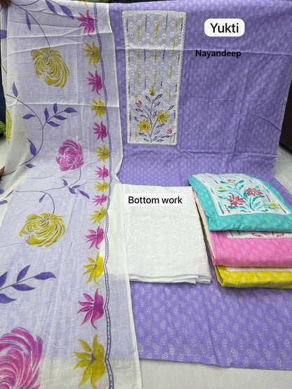 Yukti Sapna Nayandeep Cotton Dress Material Wholesaler