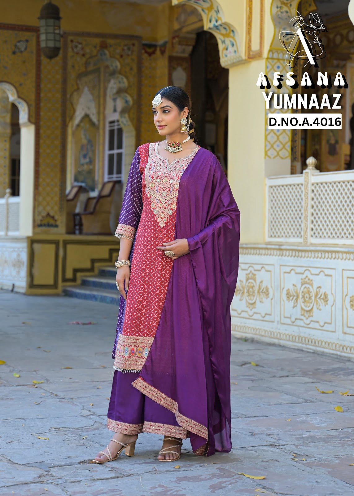 Yumnaaz Afsana Viscose Readymade Plazzo Style Suits Wholesaler India