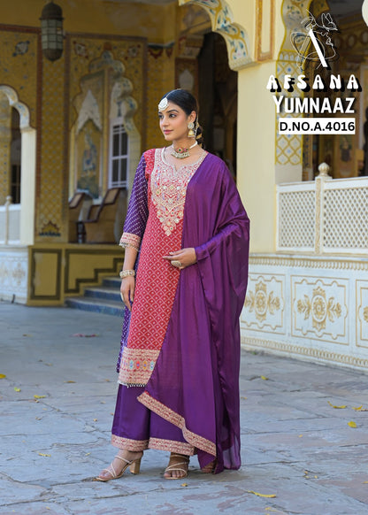 Yumnaaz Afsana Viscose Readymade Plazzo Style Suits Wholesaler India