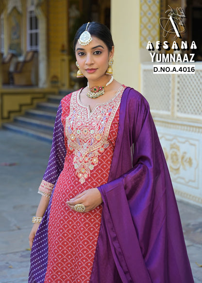 Yumnaaz Afsana Viscose Readymade Plazzo Style Suits Wholesaler India