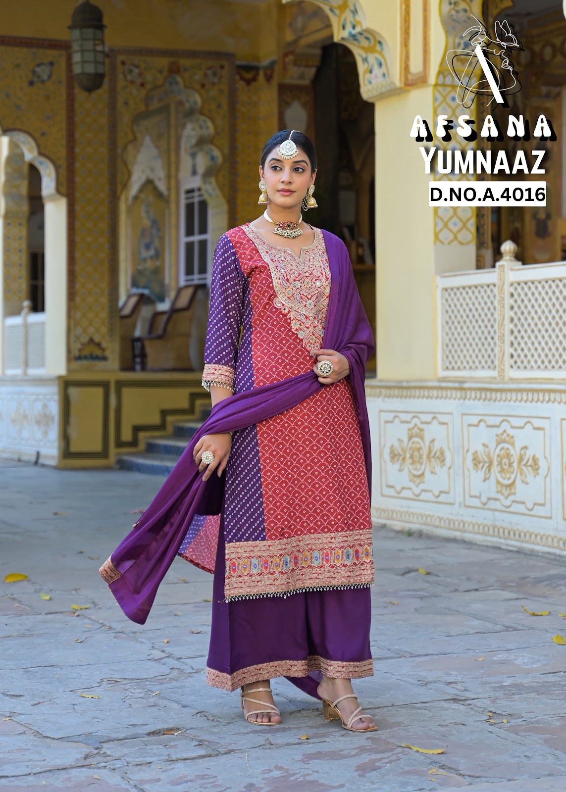 Yumnaaz Afsana Viscose Readymade Plazzo Style Suits Wholesaler India