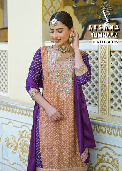 Yumnaaz Afsana Viscose Readymade Plazzo Style Suits Wholesaler India