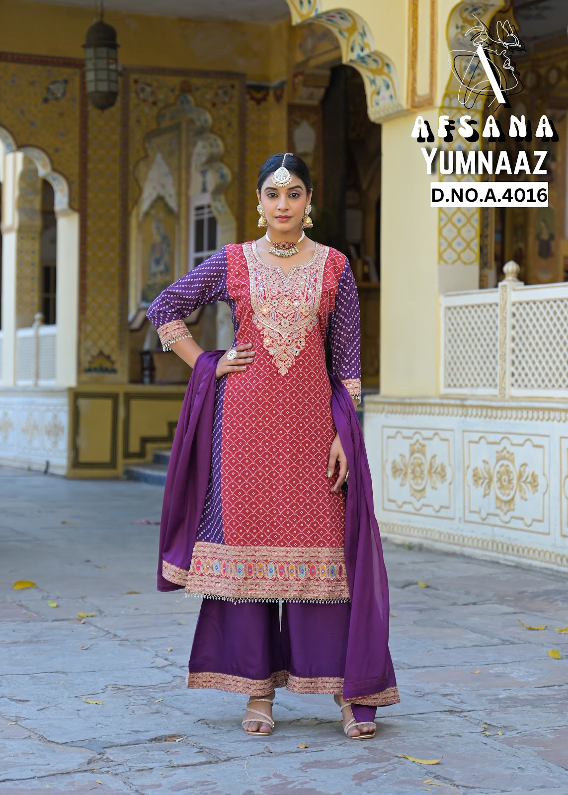 Yumnaaz Afsana Viscose Readymade Plazzo Style Suits Wholesaler India