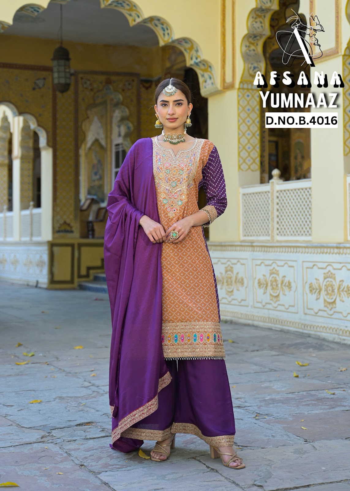 Yumnaaz Afsana Viscose Readymade Plazzo Style Suits Wholesaler India